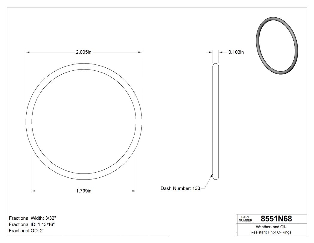 Technical drawing - 8551N68